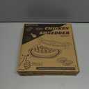 Chicken Shredder Large Chicken Breast Shredder Tool Twist with Brush&Fork, Visible Meat Shredder Machine, Anti-Slip Strip, Ergonomic Handle, BPA Free, Suitable for Pork Beef Chicken(Orange)