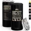 Gift for Husband Can Cooler Stainless Steel 12oz, Insulated Tumbler for Men, Travel Cans Koozie, Gifts for Birthday, Christmas