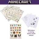 Innovative Designs Minecraft Kids Deluxe Activity Set with Carrying Tin, Coloring Sheets, Tattoos, Stickers, & Art Supplies