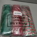 Shappy 3 Pack Christmas Decoration Mesh 10 Inch x 26 Yard Decoration Mesh Ribbon for Wreaths Poly Burlap Ribbon for Christmas Day Wrapping Xmas Craft(Red, Green)