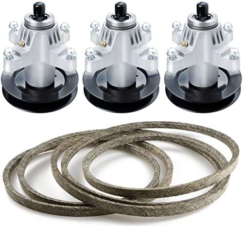 Autsurles Replace 918-04125B 918-04126A 54" Deck Spindles with Belt Fits for Cub Cadet SLT 1554 SLTX 1054 MTD 618-04126, 618-04126A, 918-014126, 918-04125, 918-04126, 918-04126A, 918-04126B