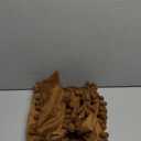 DEZENE Throw Pillow Cases 18x18 Golden Brown: 2 Pack Cozy Soft Pom-poms Velvet Square Decorative Pillow Covers for Farmhouse Home Decor