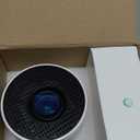 [Built-in Apps & 2025 Upgraded] Mini Projector with WiFi 6 and Bluetooth 5.4 Support 4K 1080P Auto Keystone 180 Rotatable Projector Portable Compatibile with HDMI/TV Stick/Memory Stick/Laptop, White