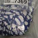 INNELO Luxury Shower Cap for Women Reusable Waterproof, Double Layered Shower Hair Cap with Adjustable Elastic Strap, Large Satin Lined Shower Bath Cap for Long Curly Straight Hair, Blue