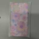 Jusy Compatible with iPhone 11 Pro Max, Colorful Retro Oil Painting Printed Flower Laser Glossy Pattern Cute Curly Wave Phone Case Soft TPU Cover for Girly Women - Sunflower