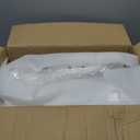 2.38 Gallons/9 Litres Large Capacity Polyethylene Fuel Tank for Honda CR500R 1989-2001, for Honda CR250R 2-Stroke 1988-1989, for CR125R 1988-1990 White