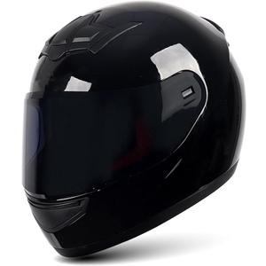 Adult Full Face Motorcycle Helmet DOT Approved Motorbike Moped Street Bike Racing Helmet for All Season Men and Women, M