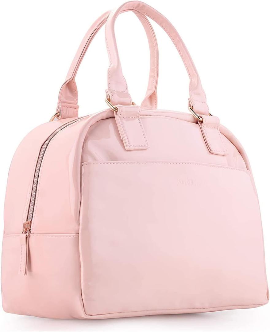 Lunch Bag Women Insulated Lunch Box for Adults Cute Pink Lunch Tote Bag for Women Preppy Lunchbox Lunch Bag for Adults Work
