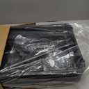 4 Tier Rolling Utility Cart with Drawer,REBECAT Utility Cart Made of Multifunctional Storage Organizer Tool for Kitchen,Bathroom,Living Room,Office(Black)