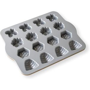Nordic Ware Busy Bee Bitelet Pan, Toffee, 1.75 Cups