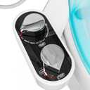 CLEAR REAR Bidet Attachment for Toilet  Non-Electric, Self-Cleaning - Adjustable Water Pressure Nozzle - Bidet Attachment for Toilet Seat with Front & Rear Wash, Hygienic Bathroom Upgrade (Black)