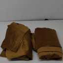 MIULEE Velvet Curtains 84 inches - Luxury Brown Blackout Curtains for Bedroom Living Room Thermal Insulated Super Soft Window Drapes Rod Pocket & Back Tab, Gold Brown, W52 x L84 inches, 2 Panels (52"W x 84"L (Pack of 2), Golden Brown)