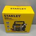 Stanley J309 Portable Power Station Jump Starter 600 Peak Amp Battery Booster, 3.1A USB Ports, Battery Clamps