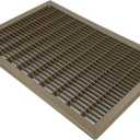24x8 Floor Return Air Grille Fit 8x24” and 24x8” Duct Opening,Jumpable Floor Vent Cover Grille,Heavy Duty Floor Air Return Vent Cover Grill,Outer Dimensions: 25.75"W X 9.75"H