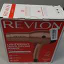 Revlon Compact Hair Dryer | 1875W Lightweight Design, Perfect for Travel, (Black)