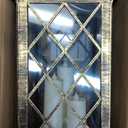 Solar Lantern Outdoor,Garden Hanging Lantern- PVC Waterproof 3 LED Flickering Flameless Candle Decorative Lights for Table,Outdoor,Party(1 Pack)