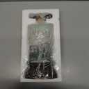 DRomance Musical Snow Globe Lantern with 6H Timer, Battery Operated & USB Powered Lighted Singing Snow Globe Candle Lamp Spinning Water Swirling Glitters Holiday Decor-Santa Deer