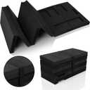 Foldable EVA Mechanic Mat with with Magnetic Tool Compartments, 47.2" x 15.8" x 1.2" Carry Portable Thick Kneeling Pad 5-Fold with a Strap for Garage Workshop Repairing Gardening