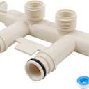 Upgraded Water Softener Bypass Valve with Threaded 7370286 Compatible with Morton M20, M27, M30, MC30, MHY