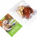 FOLKSMATE Leather Dog Door Bells for Potty Training, Big Brass Puppy Dog Door Bells Extra Loud for Dogs Training, Housebreaking, Door Knob, Dog Bell to Ring to Go Outside Puppy Pet Supplies Leather,, One Dog Bell, Brown/Leather