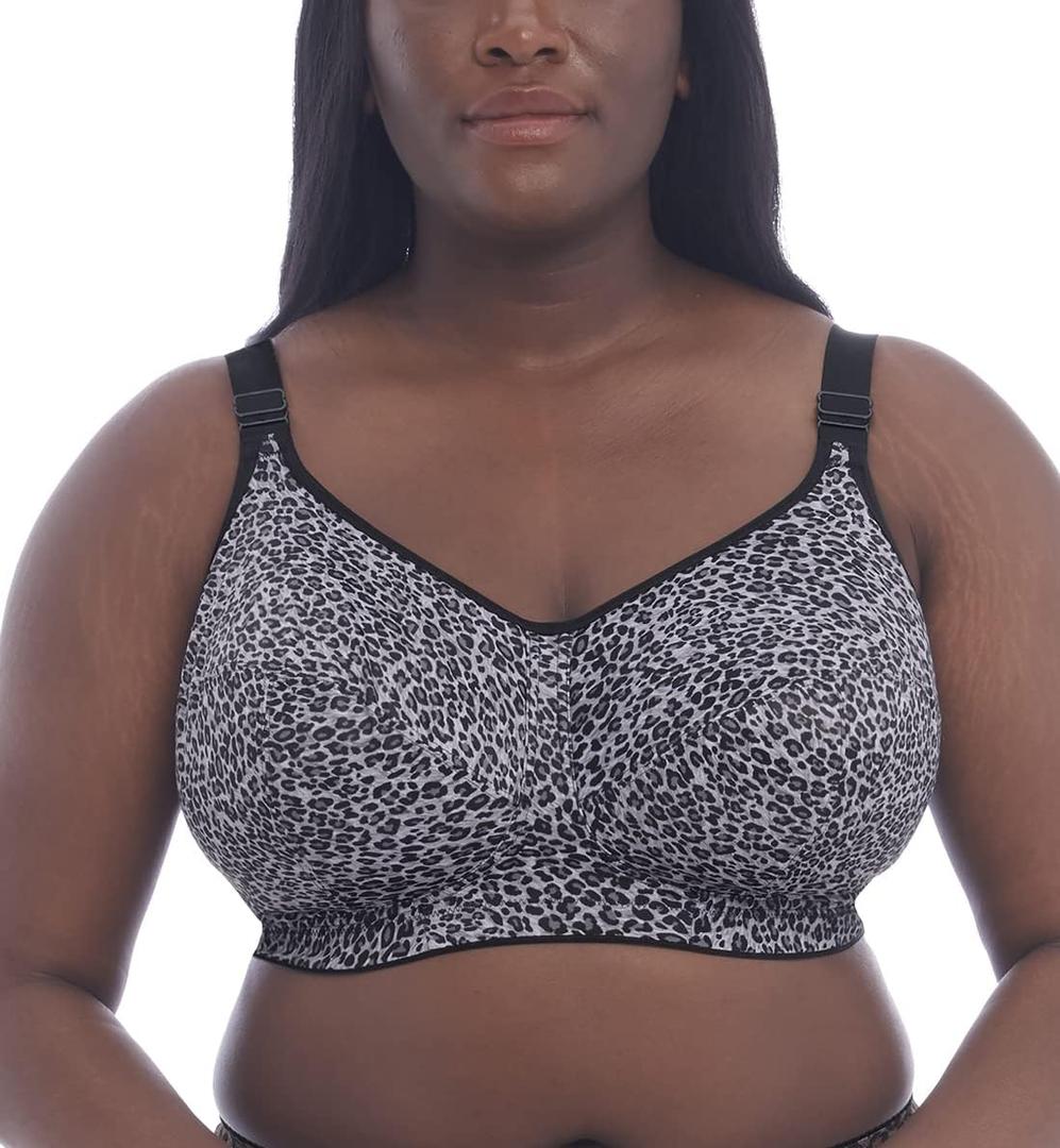 Goddess Women's Plus-Size Celeste Soft Cup Full Coverage Wireless Comfort Bra (Black, 42H)