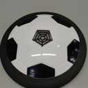 Toyk Boy Toys - LED Hover Soccer Ball - Air Power Training Ball Playing Football Indoor Outdoor Game - Birthday Gifts for Kids, Age 3 4 5 6 7 8-12 Year Old Boys - Soccer (White)