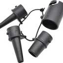 4Pcs Air Valves Attachment Inflatable Pump Nozzles Paddle Board Pump Nozzles Air Pump Canoe for SUP Pump Multifunctional Boat Pump Adapter