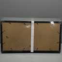 Engineered Wood 12x24 Picture Frame Set of 3, Black Frame for 12 x 24 Inch Picture Poster Photo, Light Weight 12 by 24 Frame with Wood-grain for Wall - 3 Pack/Black/12 x24