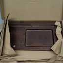 TESLYAR Wood Phone Docking Station for Men - Desk or Nightstand Organizer - Birthday Gifts for Husband, Dad - Anniversary Idea from Wife - Key Holder, Stand Wallet, Watch, Essentials (Chocolate Brown)