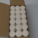 CANDWAX Unscented Ivory Votive Candles Set of 36 - Clean-Burning, Long-Lasting 15 Hour Burn - Ideal for Weddings, Home Dcor, Spa, Events - Bulk Value for Versatile Use