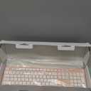 LeadsaiL Pink Wireless Keyboard and Mouse Combo, Full-Sized Ergonomic Computer Keyboard, 2.4GHz Cordless Keyboard Silent Mouse Set with 2-in-1 USB Receiver, 12 FN Shortcuts for Windows Laptop, PC/Mac