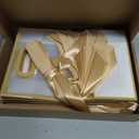 Gilprop 20 Pcs Religious Baptism Party Favor Bags Clear Gift Bags with Handles Ribbon for First Communion, Gold Cross Religious Christening Church Christian Baptism Supplies, 10 x 7 Inch (Gold), 1 count