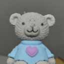 24pcs Valentines Day Gifts for Kids,Valentines Day Cards with Bear Erasers,Valentine Bulk Erasers School Classroom Students Exchange Gifts Party Favors