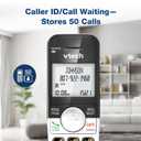 VTech Cordless Phone with Large Display and Big Buttons, DECT 6.0 with Caller ID/Call Waiting, Full Duplex Speakerphone, ECO Mode, Last 10 Number Redial, Easy to Use,VG231