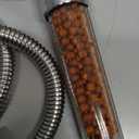 LED Handheld Shower Head Set with Filtration, Automatic 7-color Changing Shower Head Kit, High Pressure Handheld Shower Head with Hose and Bracket, Water Saving Showerheads with Filtration Beads