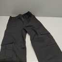 Lepunuo Womens Cargo Pants High Waisted Casual Pants Baggy Stretchy Wide Leg Y2k Streetwear with 8 Pockets, Small