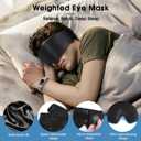 2 x Heated Eye Masks for Dry Eyes, Cordless Silk Mask, 3 Heat Levels Electric Heating Pad for Eye Strain Relief & Fatigue,Ideal Eye Mask for Men Women,Sleep,Travel (Black)