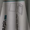 SUNPIN New 11.5" Portable DVD Player for Car and Kids, 9.5" Swivel Brightness Enhanced Screen, with Car Charger and Headrest Mount, Upgraded Remote Control, 5 Hours Battery, Dual Earphone Jack(Purple)