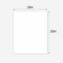 10 Pack Backing Boards, 16x20 Uncut White Mats Matboards, Acid-Free Backerboards for Art Prints, Ideal for Photos, Pictures, Prints, and Frames