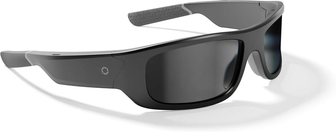 Lucyd Armor Smart Safety Glasses, TR90 Frame, Light Adaptive Lenses, Open Ear Speakers & Microphone - ANSI Z87.1