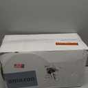 bUCLA 200PCS Green Plastic Plates - Green Disposable with Gold Rim Include 100 Dinner 10 inch & 100 Dessert 7 inch Plates, Ideal for Party & Christmas