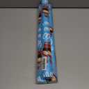 3 x Vnaaem Funny Christmas Wrapping Paper Roll - 17 Inches X 33 Feet - for Adult Women Men - Reversible Holiday Wrapping Paper Blue Naughty Santa Stripe Pattern Great for Holiday