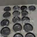 14 Pack Mini Tart Pans 4 Inch with Removable Bottom Round Nonstick Deep Quiche Pan, Heavy Duty Perfect for Baking Fruit Tarts, Quiches & Dessert