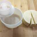 Hard Cheese Butter Punched Making Mold With Follower Press 1,2 liters