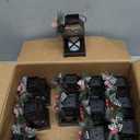 Baquler 12 Pcs Christmas Decorative Lantern LED Candle 5.5" Christmas Mini Lanterns Bulk Holiday Vintage Hanging Lanterns Xmas Decorative Candle Lanterns for Table Centerpiece Outdoor Indoor (Bronze)