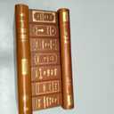 Decorative Book Box, Vintage Storage Book Box Fake Books Boxes, Books Shaped Trinket Storage Boxes Leather Embossed Faux Letter for Hidden Jewelry, Photos, Greeting Cards, Remotes