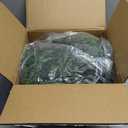 22''T Artificial Cedar Topiary Ball Tree 2 Pack, Outdoors Artificial Shrubs Faux Plants Uv Rated Perfect for Outdoor, Indoor - Easy to Install.