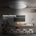 LED Ceiling Light with Bluetooth Speaker | 19 inch,60W,1-PACK,Color Changing Dimmable,Compatible with Alexa,Google Home,Semi-flush mount,for Living Room,Bedroom,Kitchen