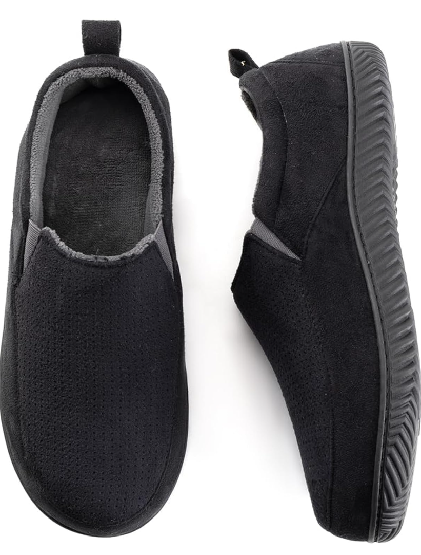 RockDove Men's Breathable Mesh Memory Foam Slipper with Nonslip Sole 8