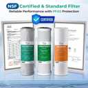 iSpring US31-PF 3-Stage Under Sink Water Filter System with Faucet, 1 Year
